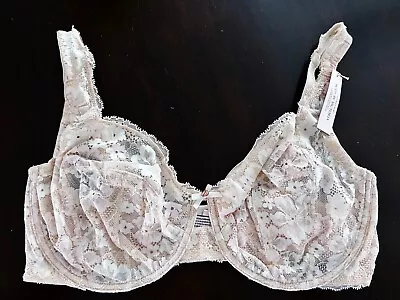 Nwt Victorias Secret The Fabulous Full Cup Lace Bra 38G Marzipan Lace • $32.99