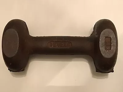 Vintage Develo 10 Lb Bun Style Cast Iron Dumbell Exercise Weights • $12