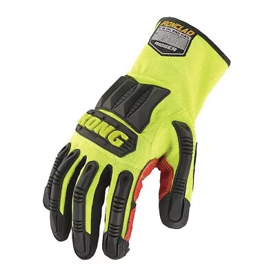 Kong Krig-03-M Mechanics Gloves M Lime/Black Double Layer Spandex • $13.95