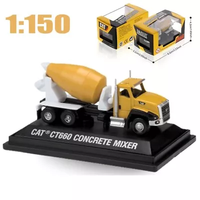 1:150 CAT CT660 Cement Mixer Truck Model Engineering Vehicle Diecast Truck Toys • $16.69