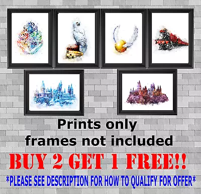 £2.50 • Buy Harry Potter Children's Bedroom Wall Art Poster Print Picture Gift A5 A4 A3