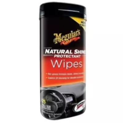 Meguiars G4100 Natural Shine Wipes Restore Natural Color And Shine To Vinyl • $19.06