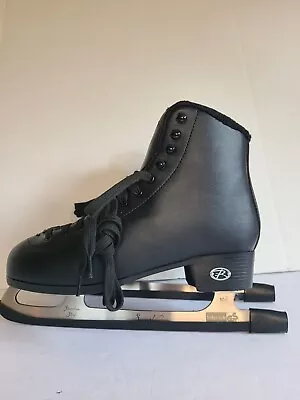 Riedell Horizon Adult Ice Skates - Black Steel Blade Size 11 ( NWOB ) • $74.99