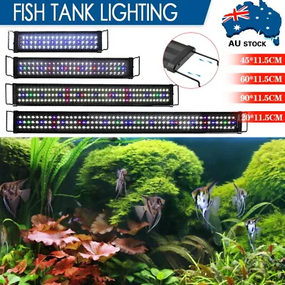 $39.12 • Buy 45-120cm Aquarium Light Lighting Full Spectrum Aqua Plant Fish Tank Bar LED Lamp