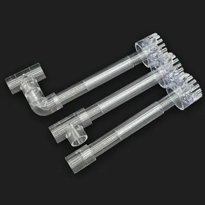 Aquarium Skimmer Acrylic Lily Pipe Spin Surface Inflow Water Plant Cleaning Tool • $17.79