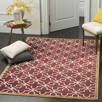 SAFAVIEH Martha Stewart MSR4424A Red / Ivory Rug • $40.98