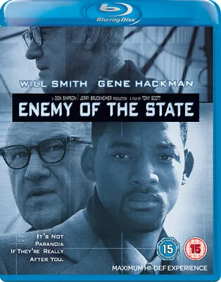 Enemy Of The State (Blu-ray) Gene Hackman Will Smith Barry Pepper Loren Dean • £11.97