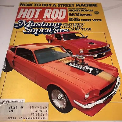1979 Hot Rod Magazine-Mustang Supercars - Fuel Injection - Mighty Mopars - Vette • $3.59