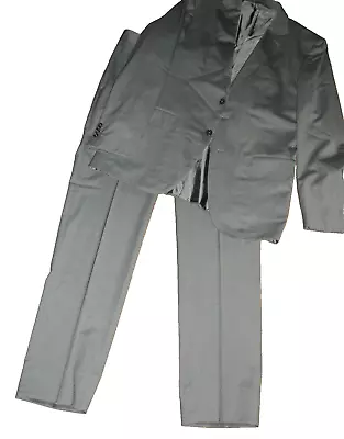 Ermenegildo Zegna 100% Wool Light Grey 2-Piece Suit  Size 42''C 36''W • £10.50