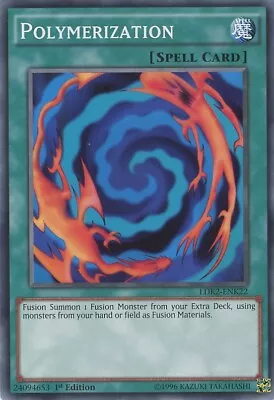 Yugioh Polymerization LDK2-ENK22 Common 1st Edition NM • £3.45