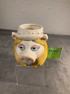 Original Tags Sigma Miss Piggy Ceramic Mug Cup Jim Henson Muppet Taste Setter • $10