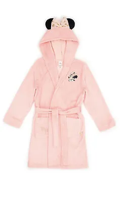 Disney Store Minnie Mouse Dressing Gown With Ears/bow Adult Pink Bnwt Size M • £35.99