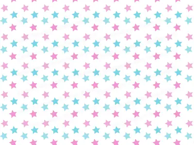 Gender Reveal Baby Cake Topper Party Deco Edible Shower Blue Pink Stars Boy Girl • £6.49