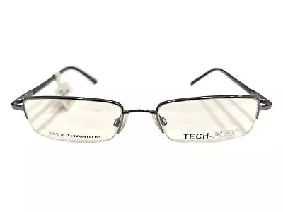 Tech Flex Titanium 1602 Gun Metal Mens Eyeglass Frames Size 52-18-135 • $19.95