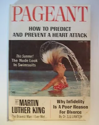 Vintage JUNE 1965 Pageant Magazine - Marilyn Monroe / Martin Luther King Etc. • $12