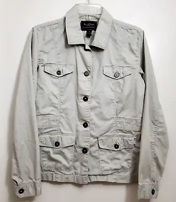 £29.46 • Buy Steve & Barry's Women's Shirt Jacket Safari Cargo Military Khaki Pockets Khaki M