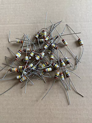 One Lot Of 50 Vintage Nos Erie 100k Resistors For Fuzz Face Or Vox Amp • $140