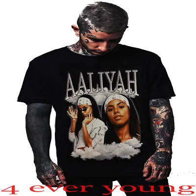 Aaliyah Queen Of R&b  Clouds  T Shirts Men's Sizes • $9.89