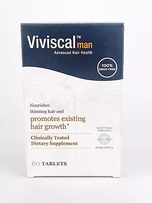 Viviscal Advanced Man Hair Growth Supplement 60 Count BB 9/2024 • $29.95