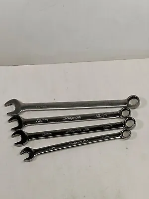 SNAP ON METRIC 6 POINT #OSHM 10mm-17mm COMBINATION Wrench SET 4PC • $86.99