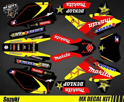 Kit Deco Motorcycle For / MX Decal Kit For Suzuki Rm-Z - Makita • $144.16