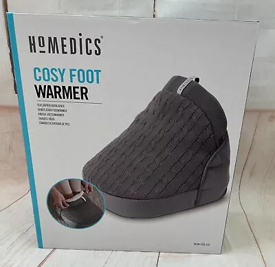 HoMedics Cozy Foot Warmer 4 Heat Levels Sherpa Lined 3 Auto Off Controller • £29.95