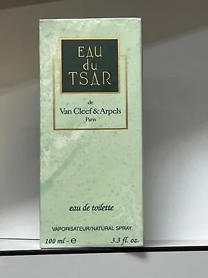 EAU DU TSAR Van Cleef & Arpels Spray 100Ml 3.3 Oz. Rare - NEW IN BOX SEALED BOX • $195