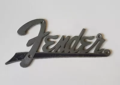 Fender Logo Badge From 1961 Fender Blond Speaker Cabinet-vintage FREE SHIPPING! • $100