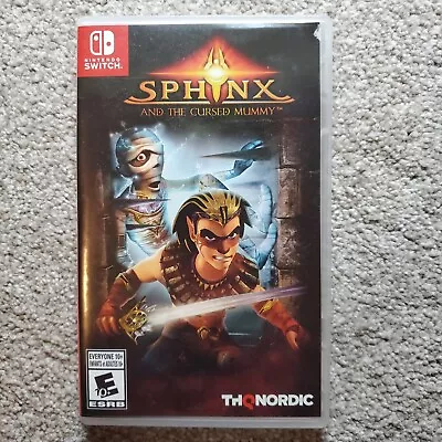 Sphinx And The Cursed Mummy Original Case Nintendo Switch • $28.90