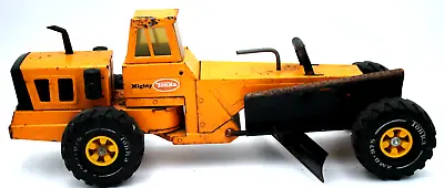 Vintage 1970's 24  Mighty Tonka Pressed Steel Road Grader USA Construction Truck • $126.14