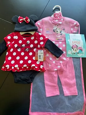 Disney Baby Newborn Minnie Outfits Two NWT • $25