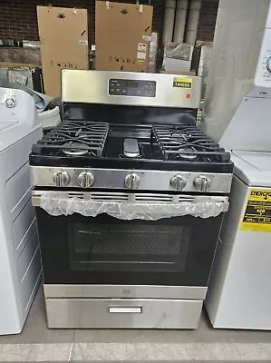 GE JGBS66REKSS 30  Stainless Freestanding 5 Burner Gas Range NOB #144665 • $599