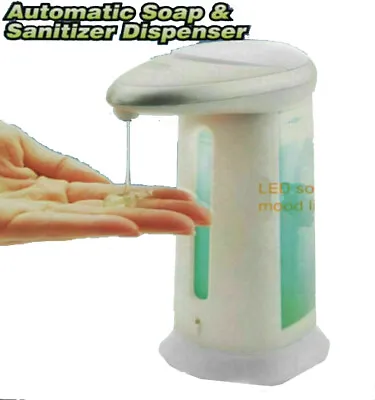 £9.99 • Buy Automatic Soap Dispenser Sensor Hands Free Ir Touch Less Sanitiser Liquid Gel  