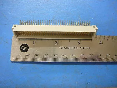 RN DIN-96CPC-CES70220 DIN Connector Plug 3-Row 96-Pin  R/A GOLD **NEW**  • $4.99