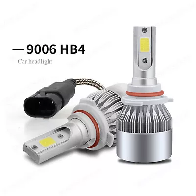 1Pair 6000k/8000k 60W LED Headlight Bulbs Perfect Beam Pattern Replace Halogen • $13.99