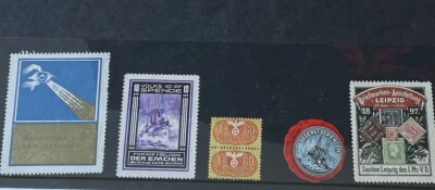 $6.09 • Buy Vintage Cinderella Poster Stamps. In Fine Condition.