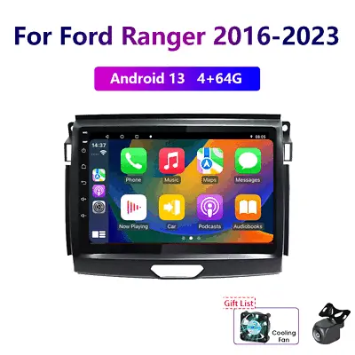 Wireless Carplay 4-64G Android 13 For Ford Ranger 2016-2023 Car Stereo Radio GPS • $245.99