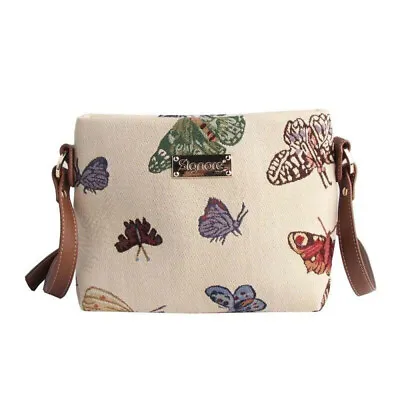 £14.99 • Buy Signare Crossbody Butterfly Bag Print Handbag Butterflies Shoulder Bag Tapestry