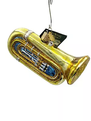 Tuba Ornament Musical Instrument Brass Symphony Horn Old World Christmas OWC  • $19.49