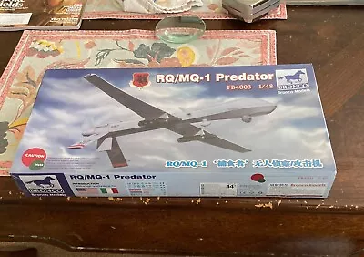 Bronco 1/48 RQ/MQ-1 Predator Model Plane  #FB4003 2009 SS • $7.36