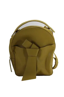 $107.99 • Buy ZAC Zac Posen Womens Medium Pebbled Leather Anthea Backpack Mustard Yellow