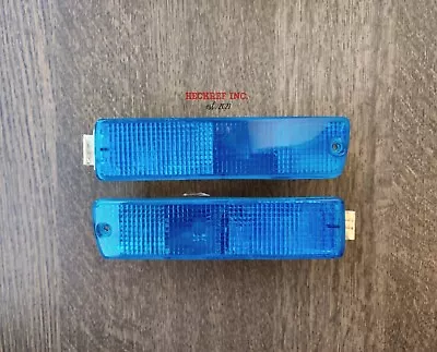 $100 • Buy VW Golf MK2 GTI Full Bumper Turn Signal Lights Set HELLA MAGIC COLOURS BLUE 