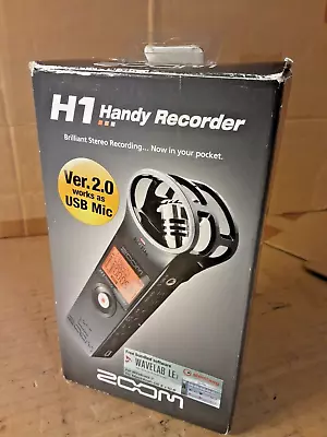 Zoom H1 Handy Recorder Windows 7 Dictaphone Portable Music Recorder Stereo OSX • £75