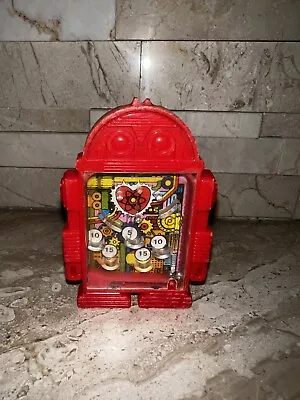 Vintage Robot Shaped Mini Pinball Game Toy 3  • $10.80