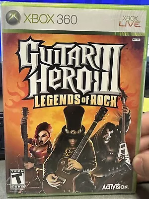 $22.50 • Buy Guitar Hero III: Legends Of Rock (Microsoft Xbox 360, 2007) Sealed MT Condition