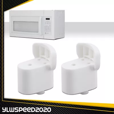 2PCS Handle Support White Compatible With GE Microwave WB06X10943 ABS Plastic • $6.98