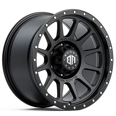 17  Wheels For Nissan Navara D22 Black Rock Omega Satin Black Rims For D22 6x139 • $1399