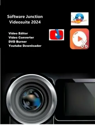 Video Suite 2024 Video Converter Video Editor  DVD Burner  Youtube Downloader • $16.95