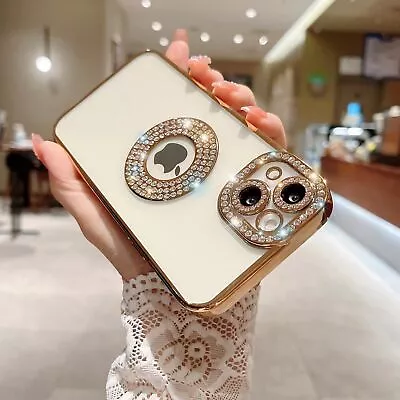 £6.83 • Buy Shockproof Cover For IPhone 14 Plus 13 Pro Max 12 11 Glitter Diamond Clear Case