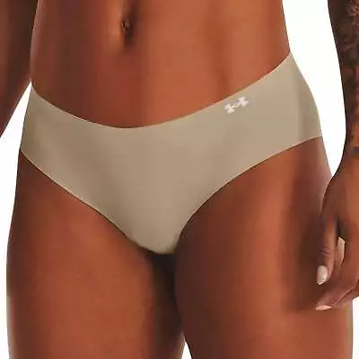 Under Armour Womens Pure Stretch (3 Pack) Hipster Briefs Underwear - Beige • £18.95